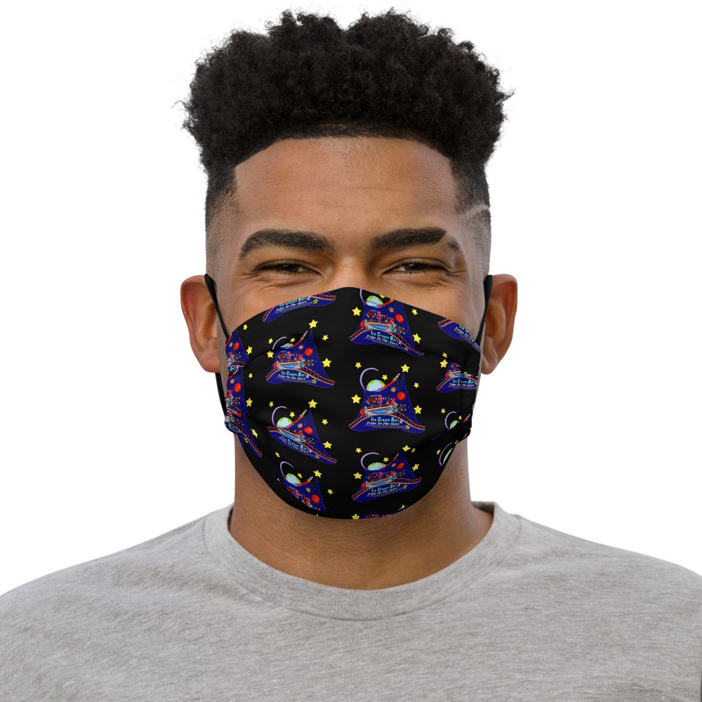 Trips to Stars Premium face mask
