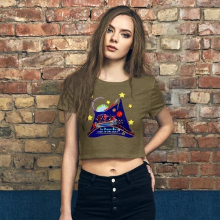 Trips to the Stars Women’s Crop Tee
