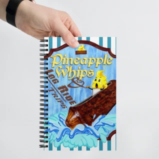 Log Ride Trips Spiral notebook