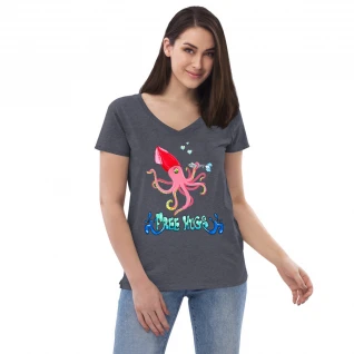 Free Hugs Women’s recycled v-neck t-shirt