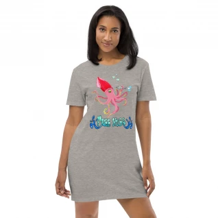 Free Hugs Organic cotton t-shirt dress/night shirt
