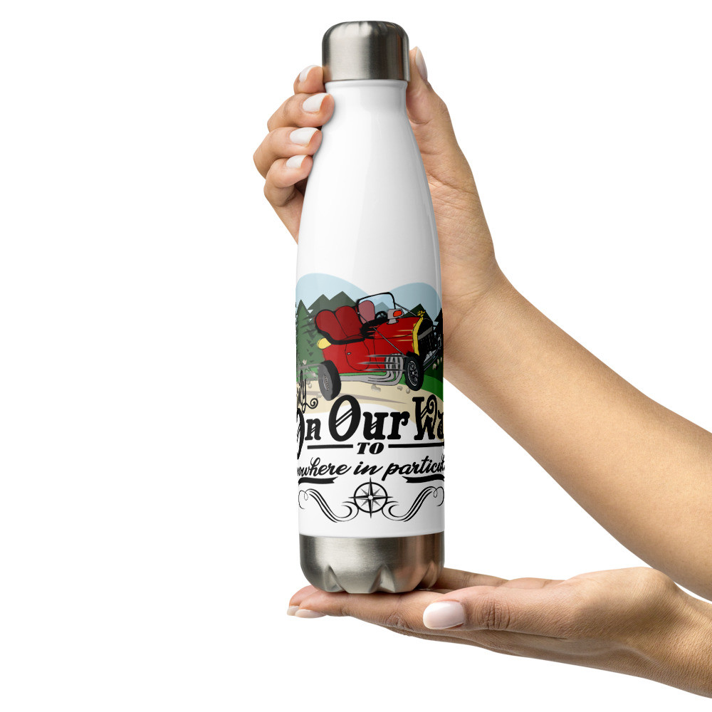 Merrily on Our Way Stainless Steel Water Bottle