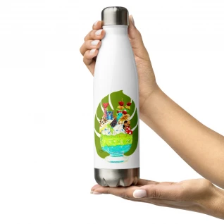 Hula Monster Sundae Stainless Steel Water Bottle
