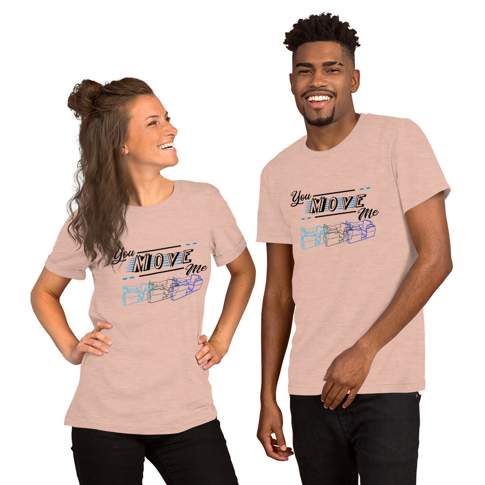 Move Me line art light Short-Sleeve Unisex T-Shirt