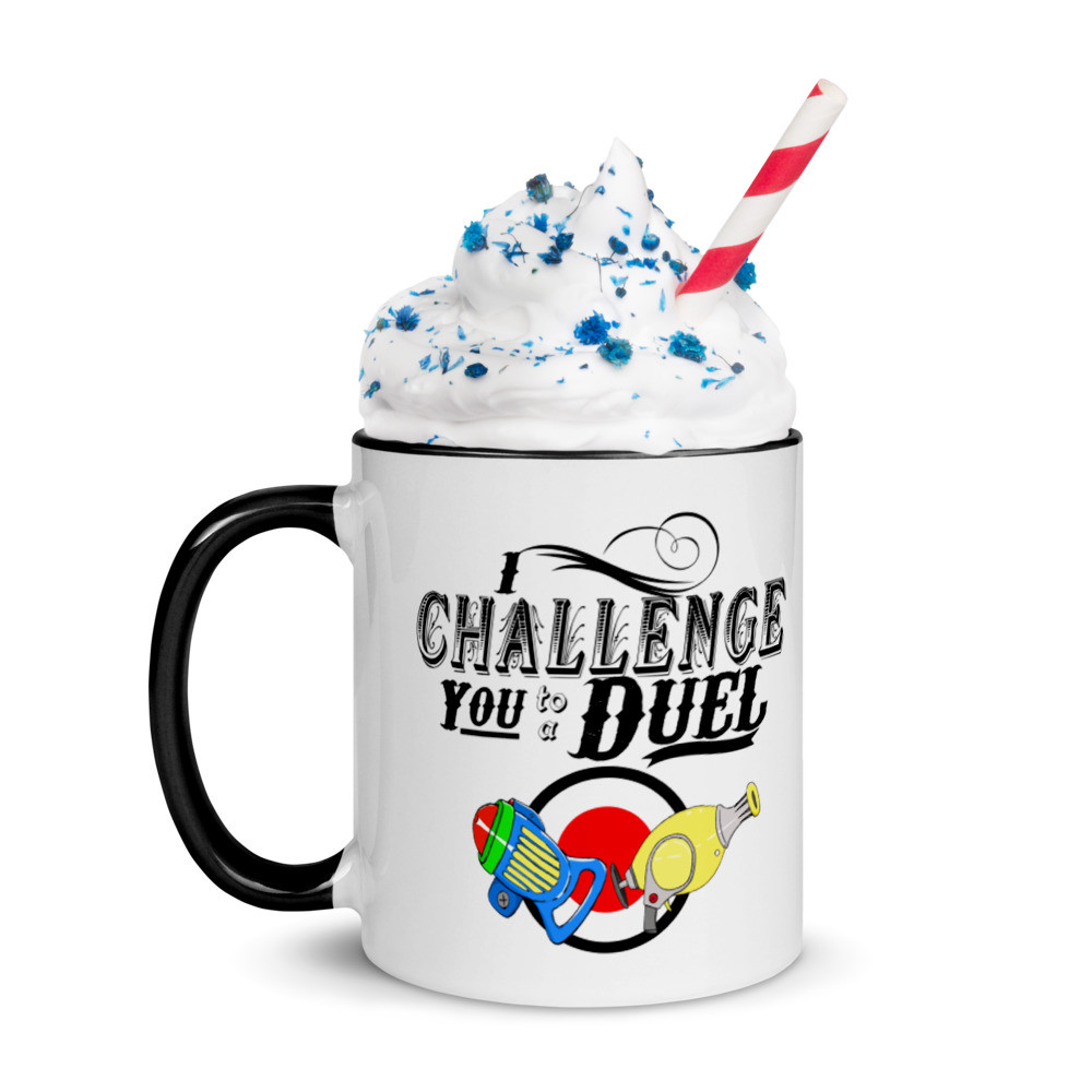Challenge You Mug with Color Inside