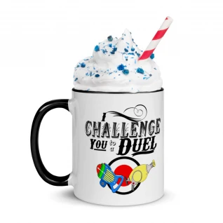 Challenge You Mug with Color Inside