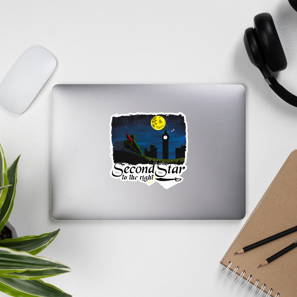 Second Star Bubble-free stickers