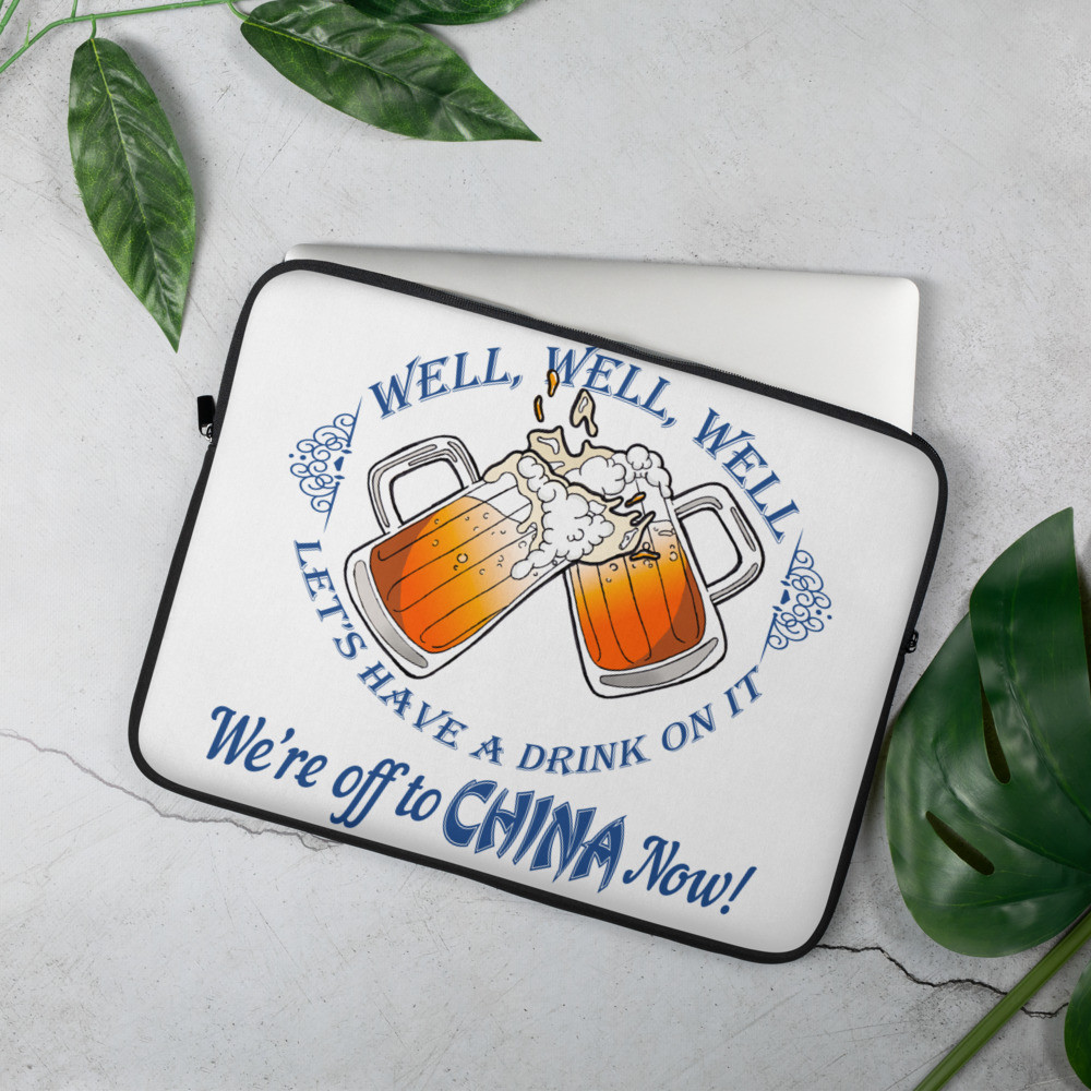 Off to China Laptop Sleeve