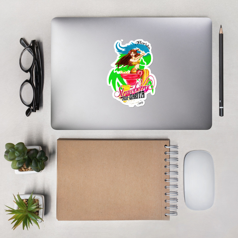 Strawberry Mergarita Sticker
