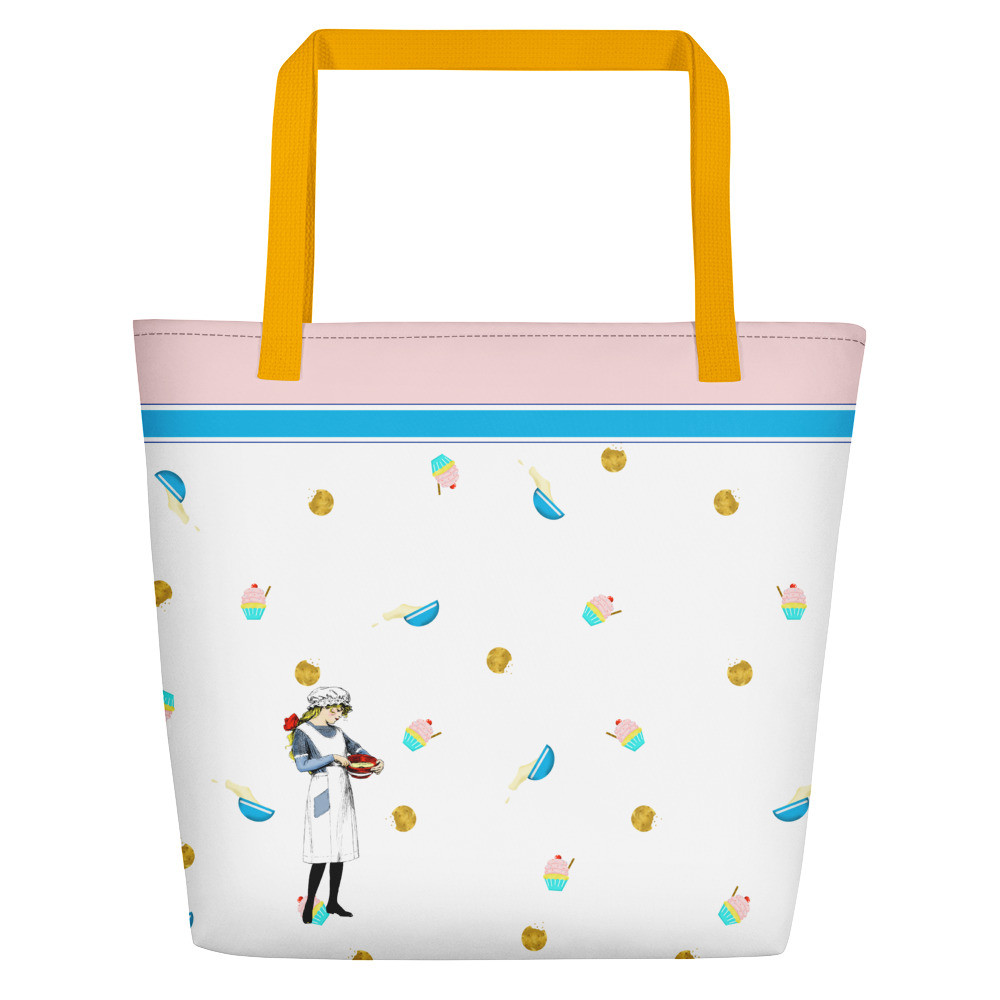 Baking girl Beach Bag