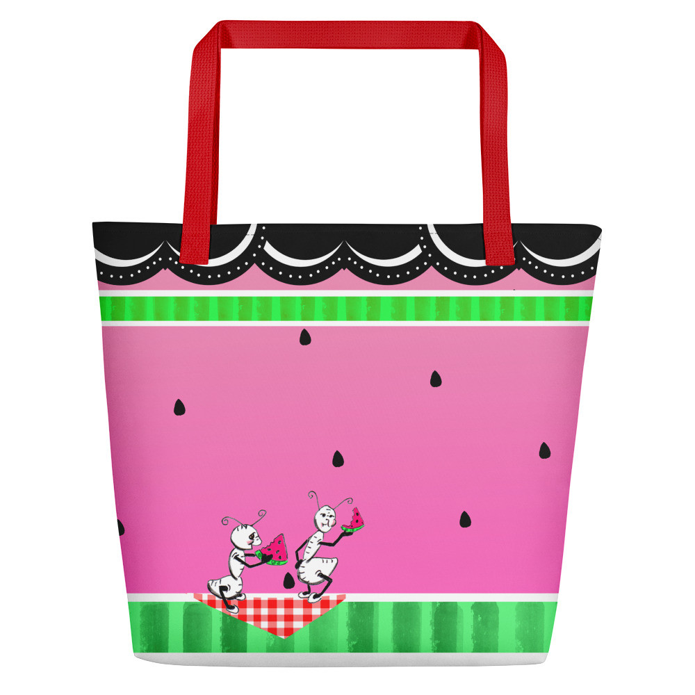 Watermelon ant Beach Bag