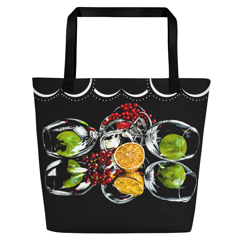 Citrus Reflection Beach Bag