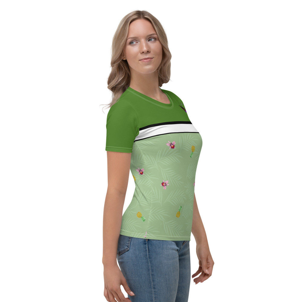 Parrot, pineapple and orchid Women's T-shirt