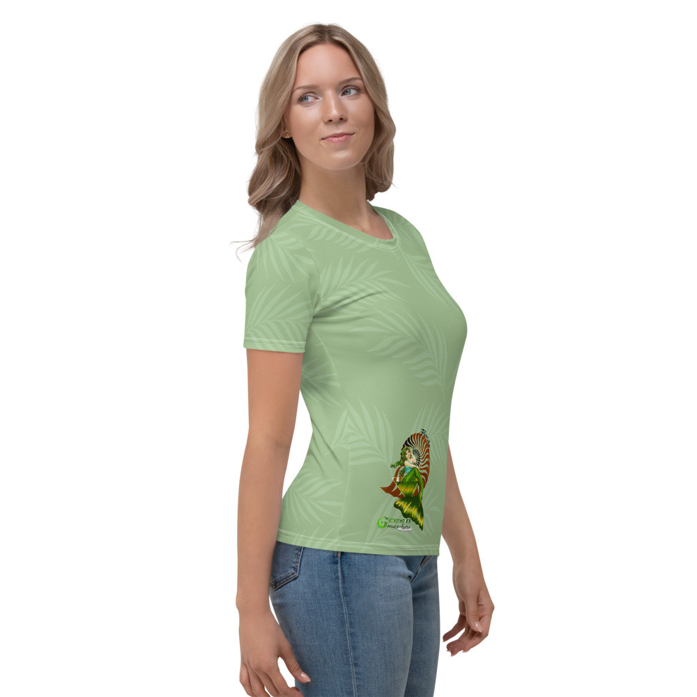 Tropical Green Mer-tini Women's T-shirt