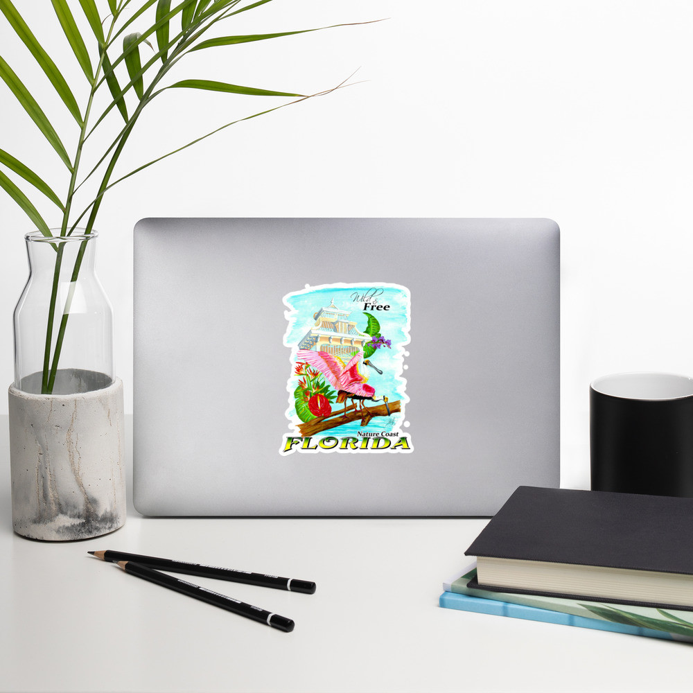 Florida Spoonbills sticker