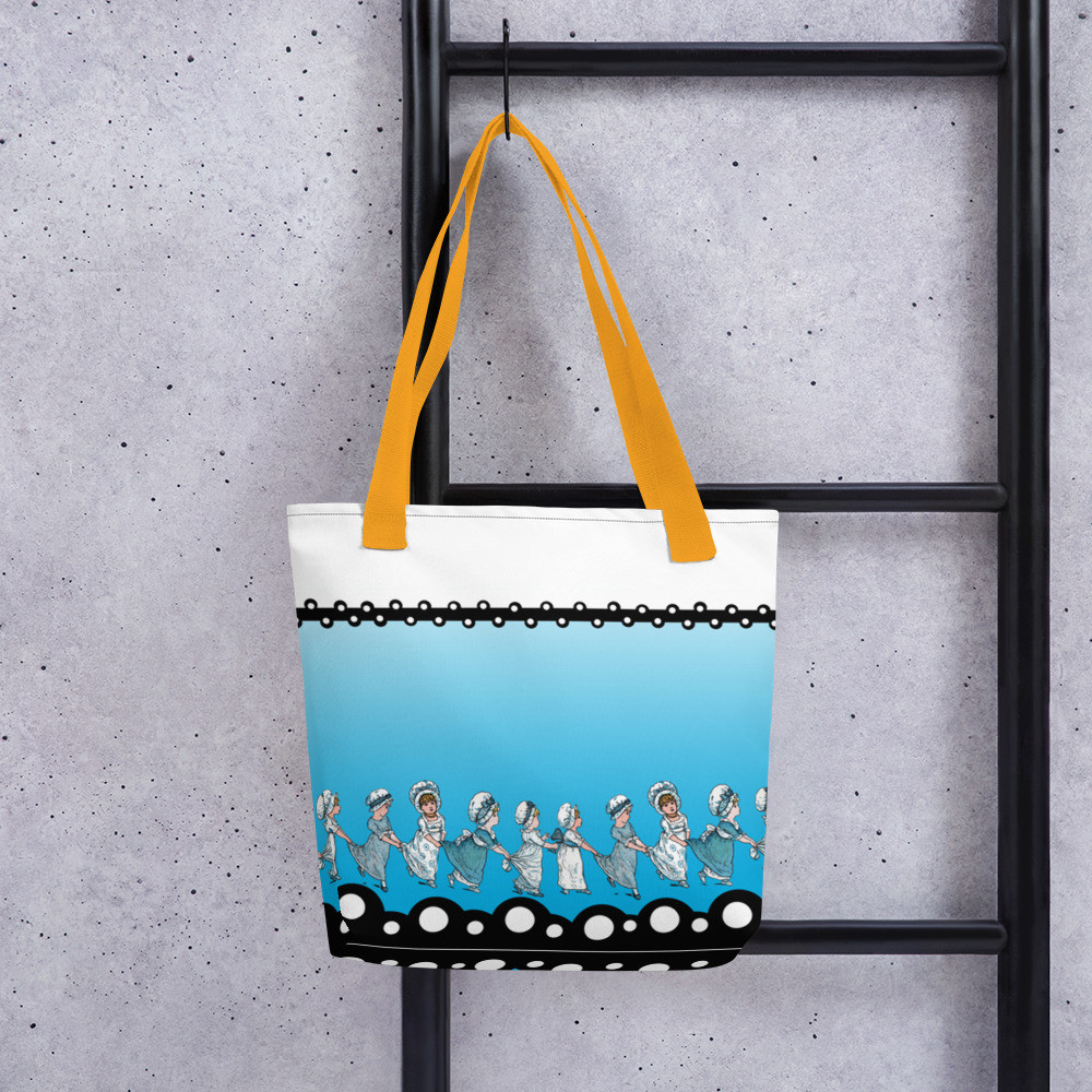 Blue Girls Tote bag