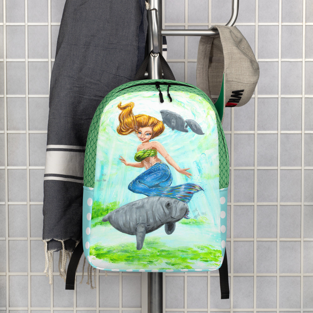 Mermaid Springs Minimalist Backpack