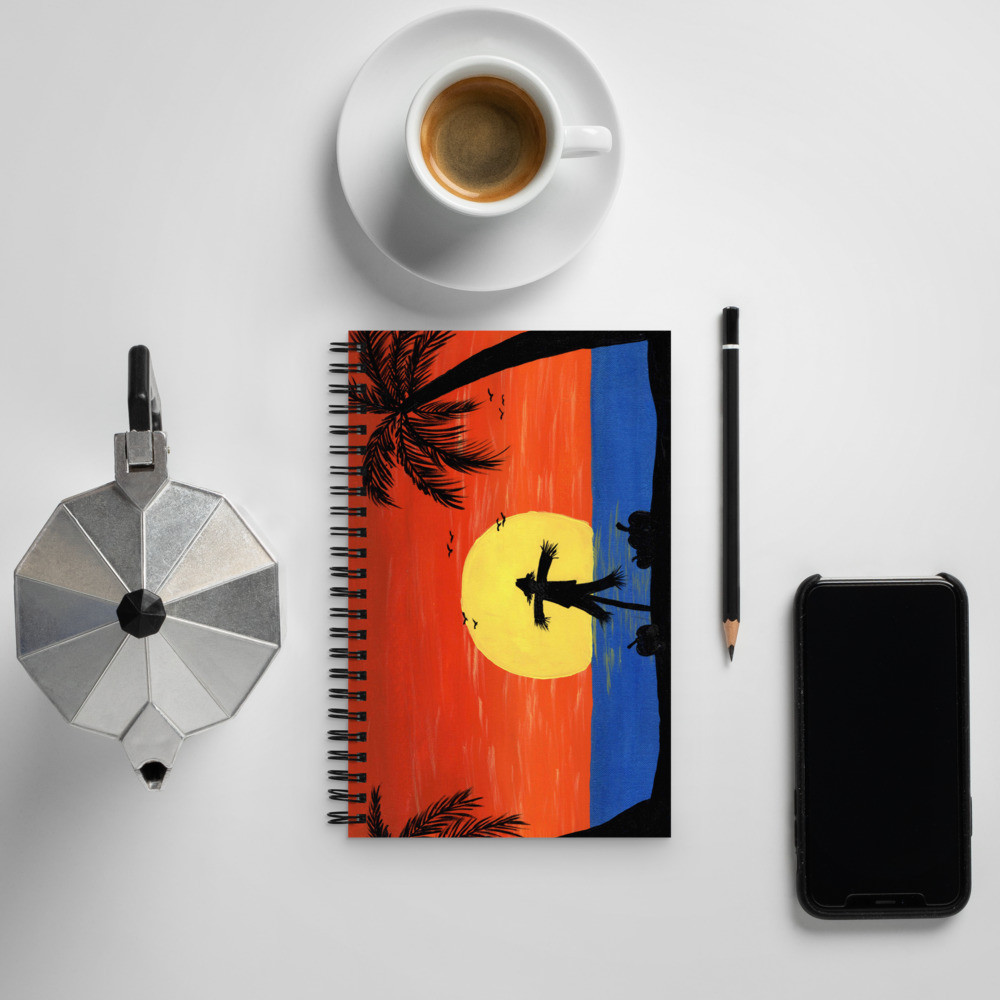 Harvest Moon Spiral notebook