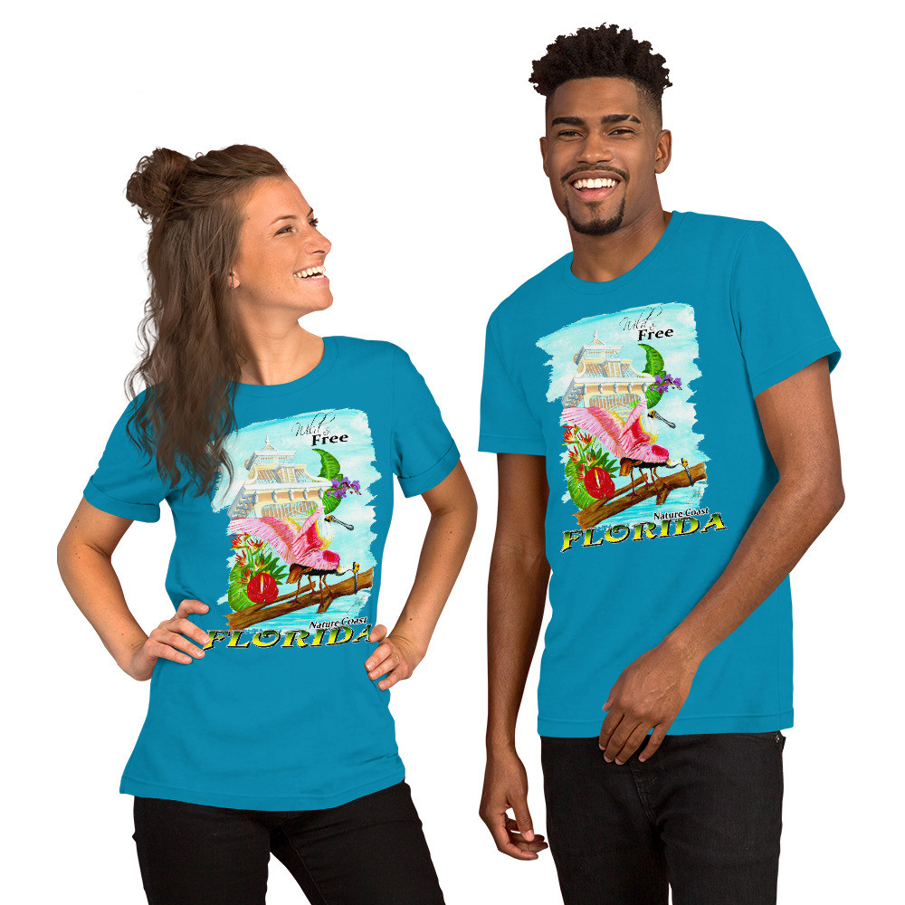 Florida Spoonbills Short-Sleeve Unisex T-Shirt
