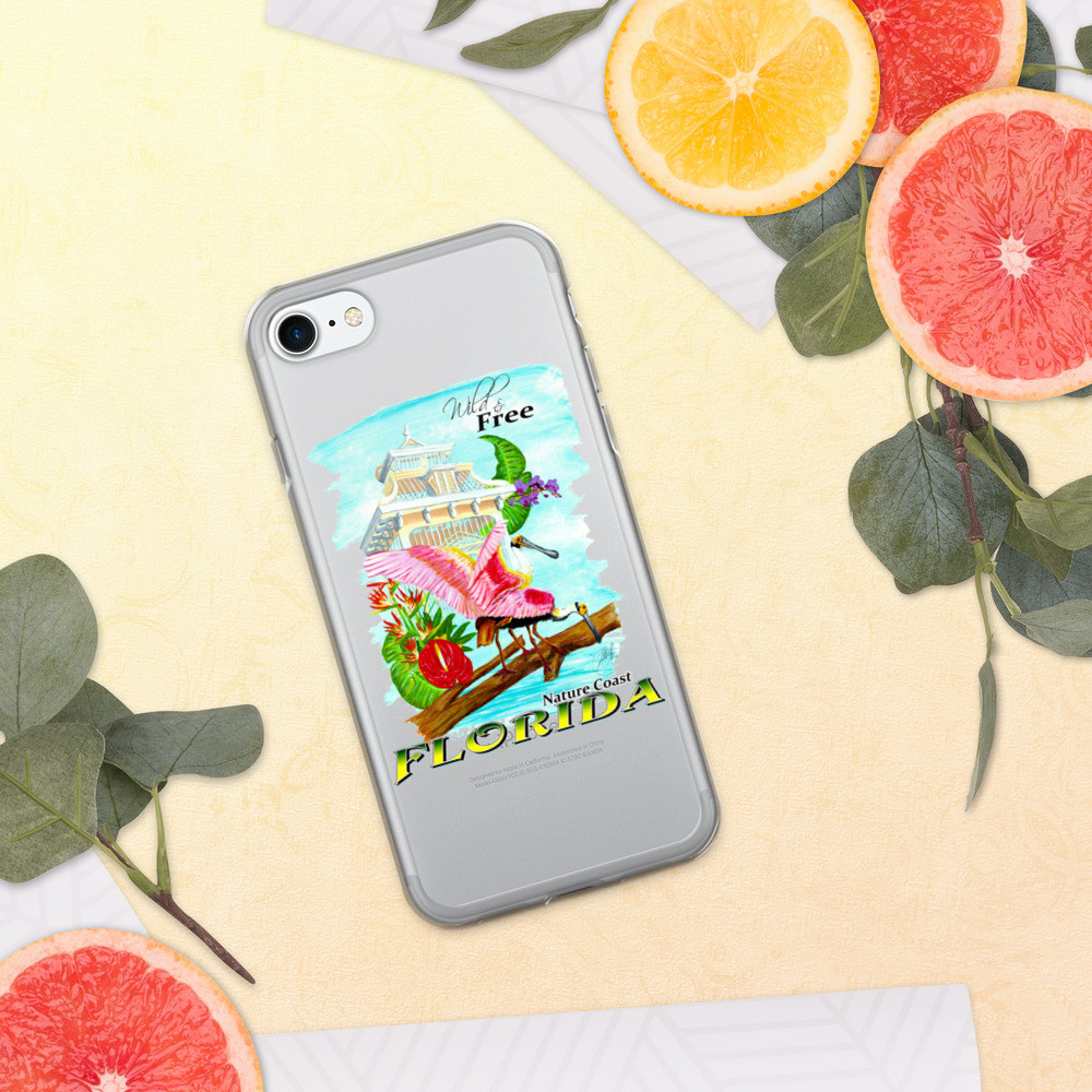 Florida Spoonbills iPhone Case