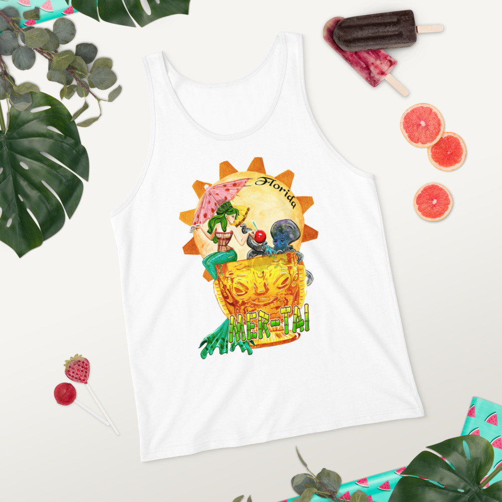 Mer-tai Unisex Tank Top