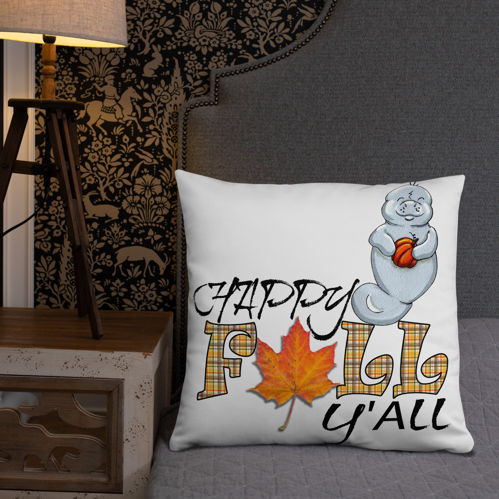 Happy Fall Ya'll Basic Pillow