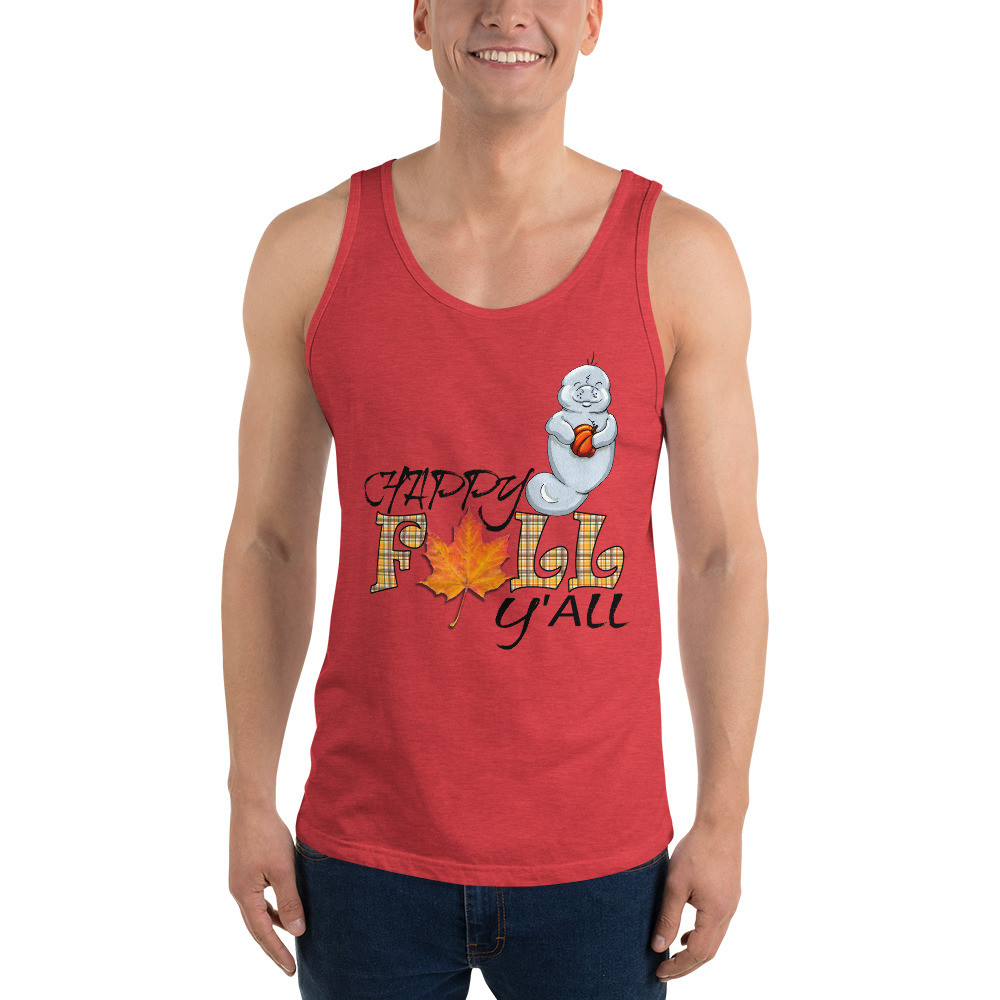 Happy Fall Ya'll Unisex Tank Top