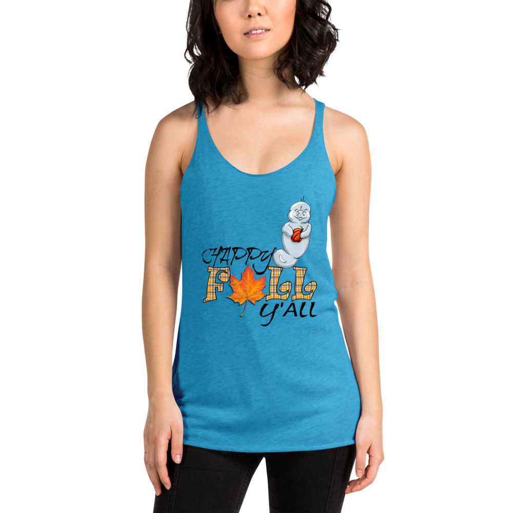 Happy Fall Ya'll Women's Racerback Tank