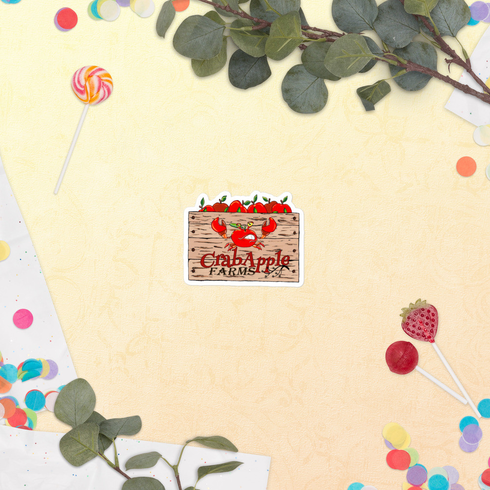 Crabapple Farms Bubble-free stickers