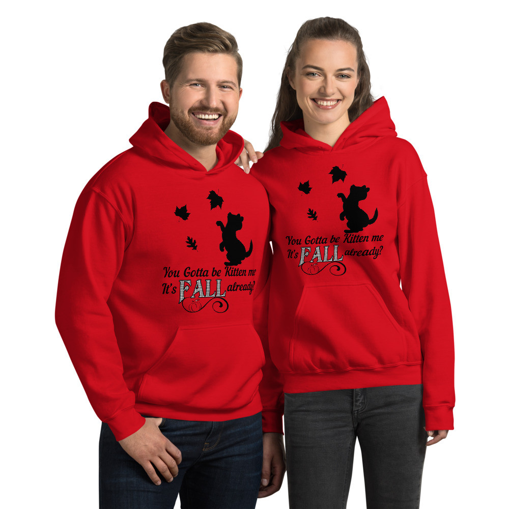 Fall Kitten Unisex Hoodie