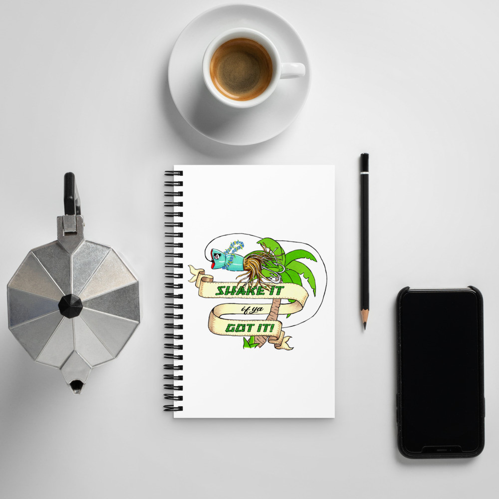 Shake It Spiral notebook