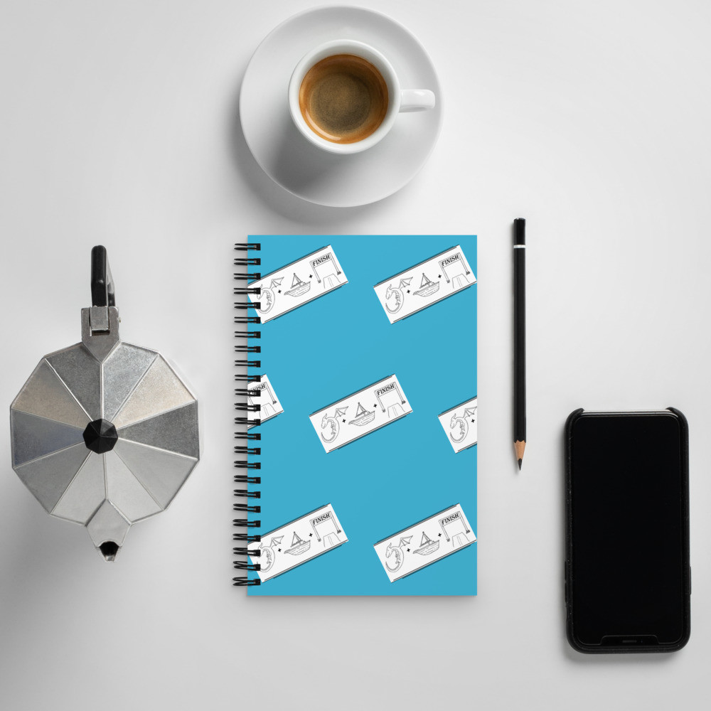 Rebus Dragonboat Spiral notebook
