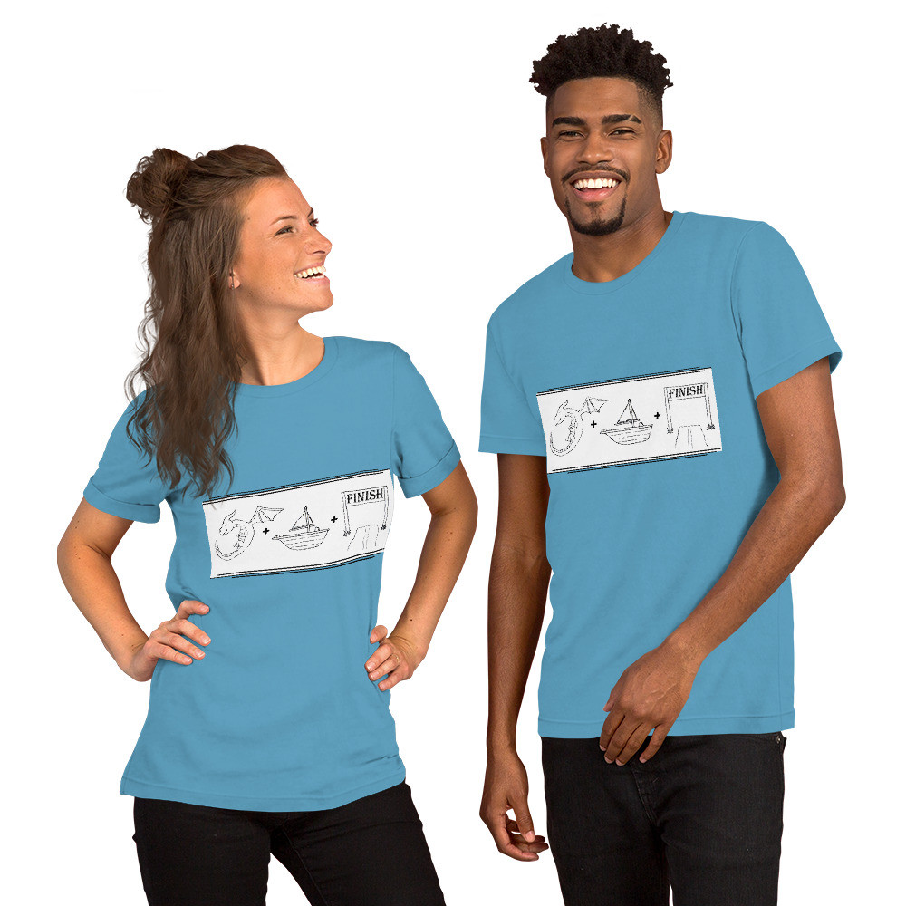 Rebus Dragonboat Short-Sleeve Unisex T-Shirt