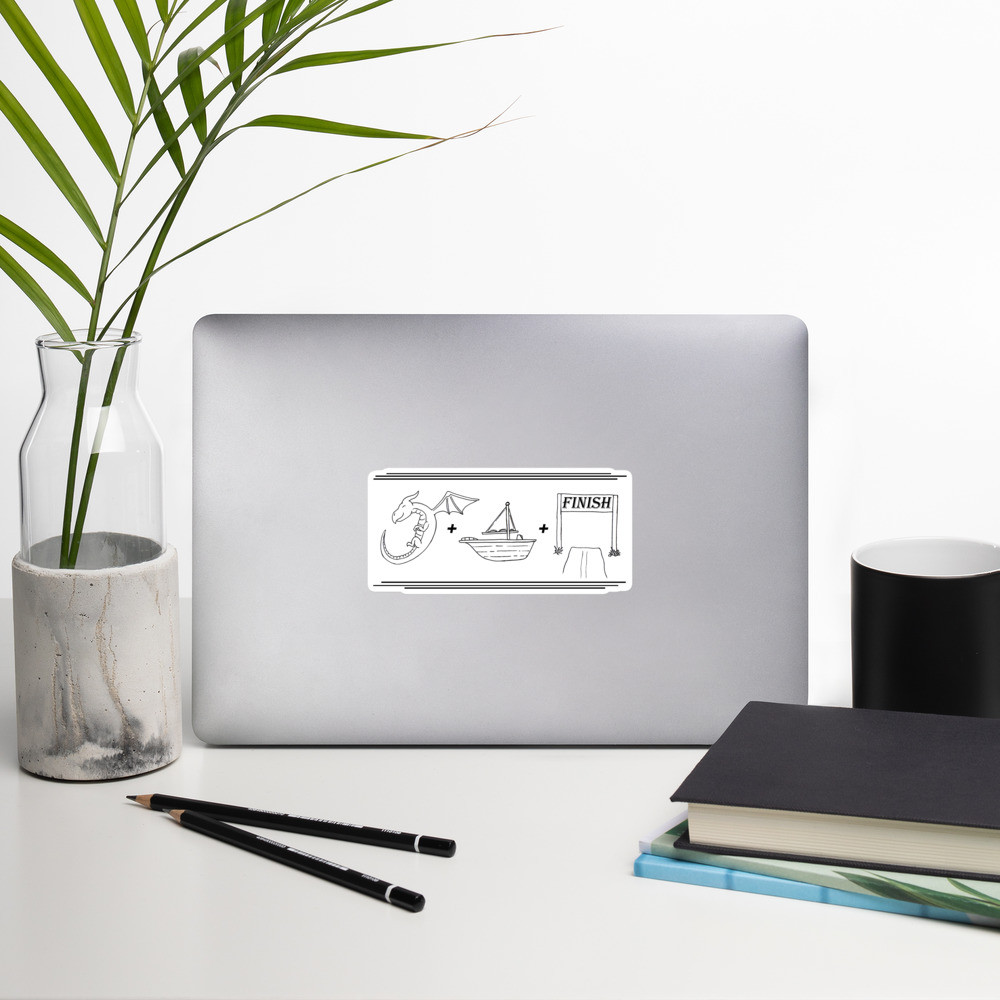 Rebus Dragonboat Bubble-free stickers