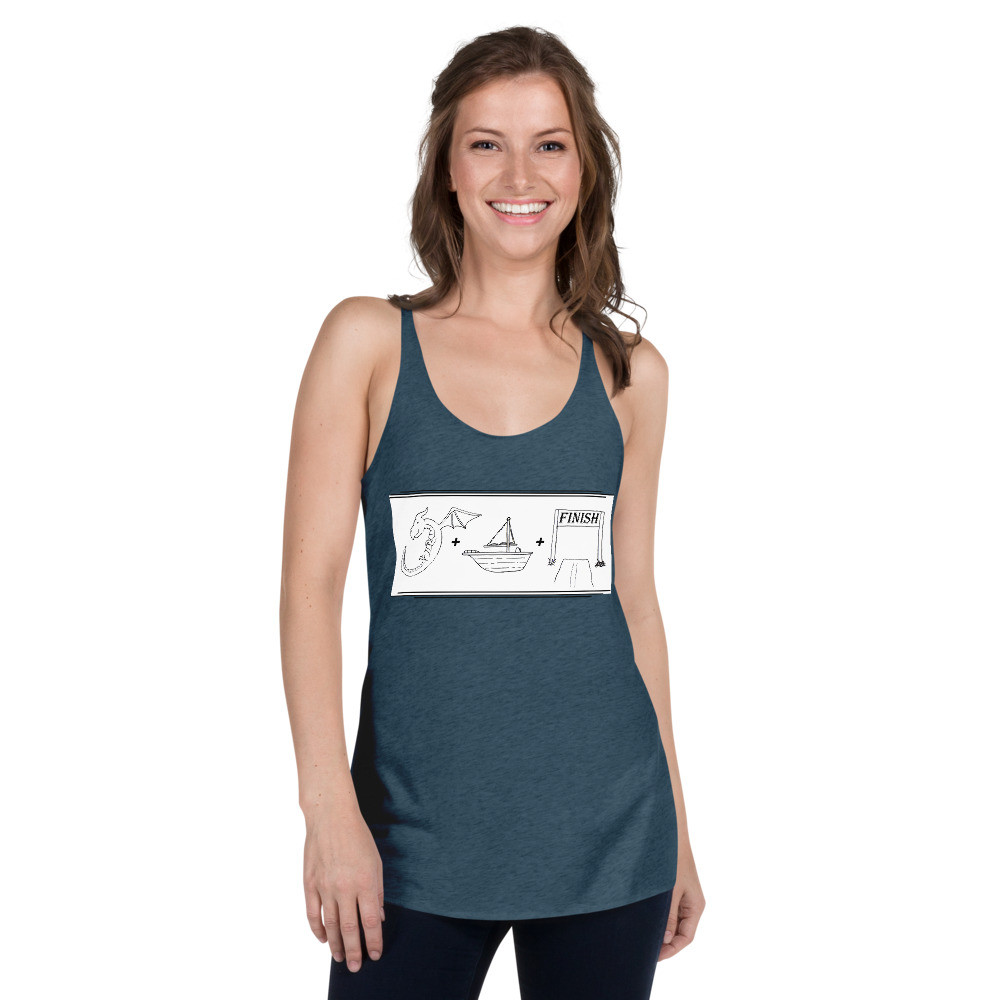 Rebus Dragonboat Women's Racerback Tank