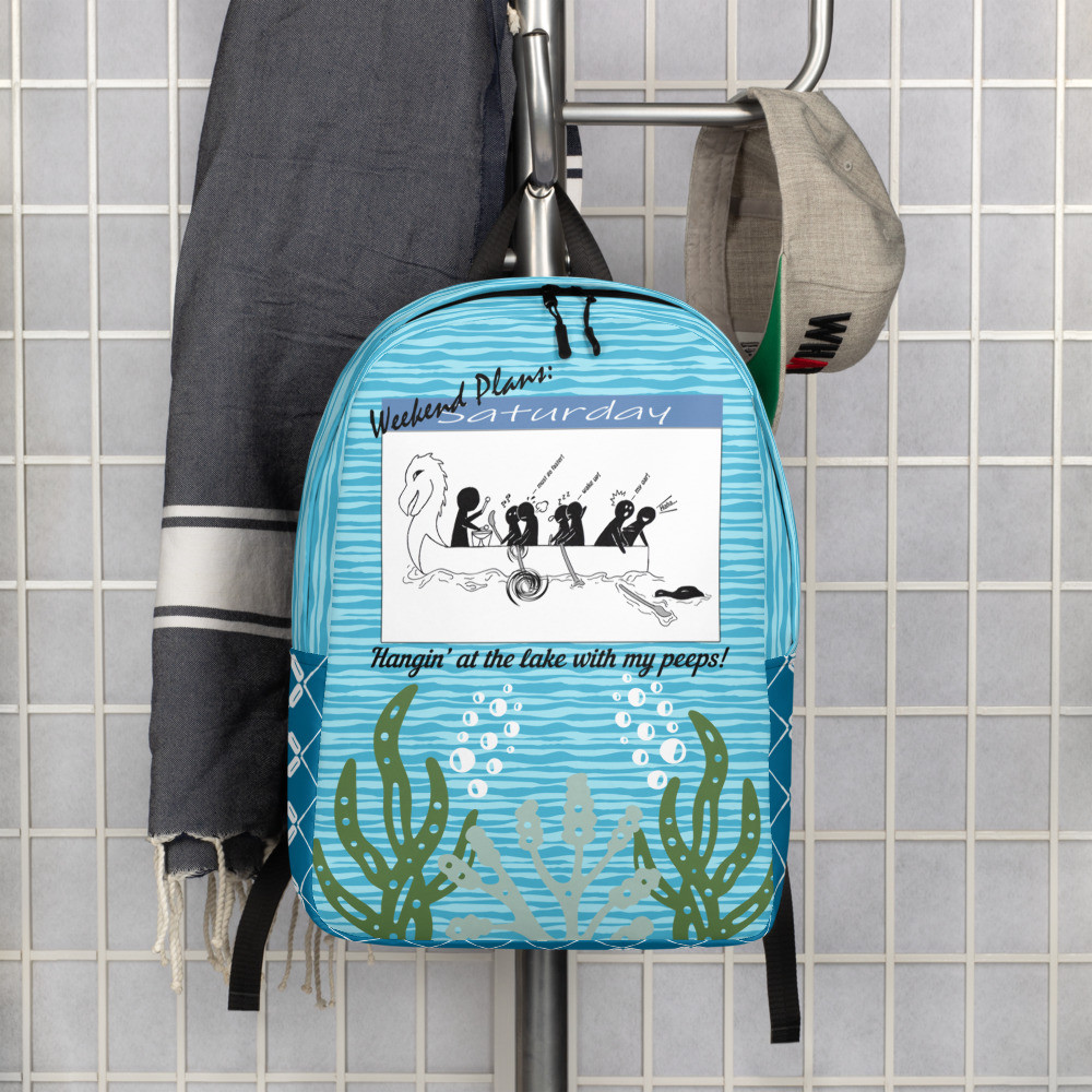Hangin' at the Lake, Dragonboat Minimalist Backpack