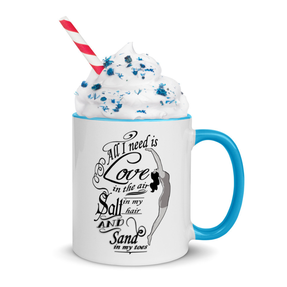 All I Need Mug with Color Inside