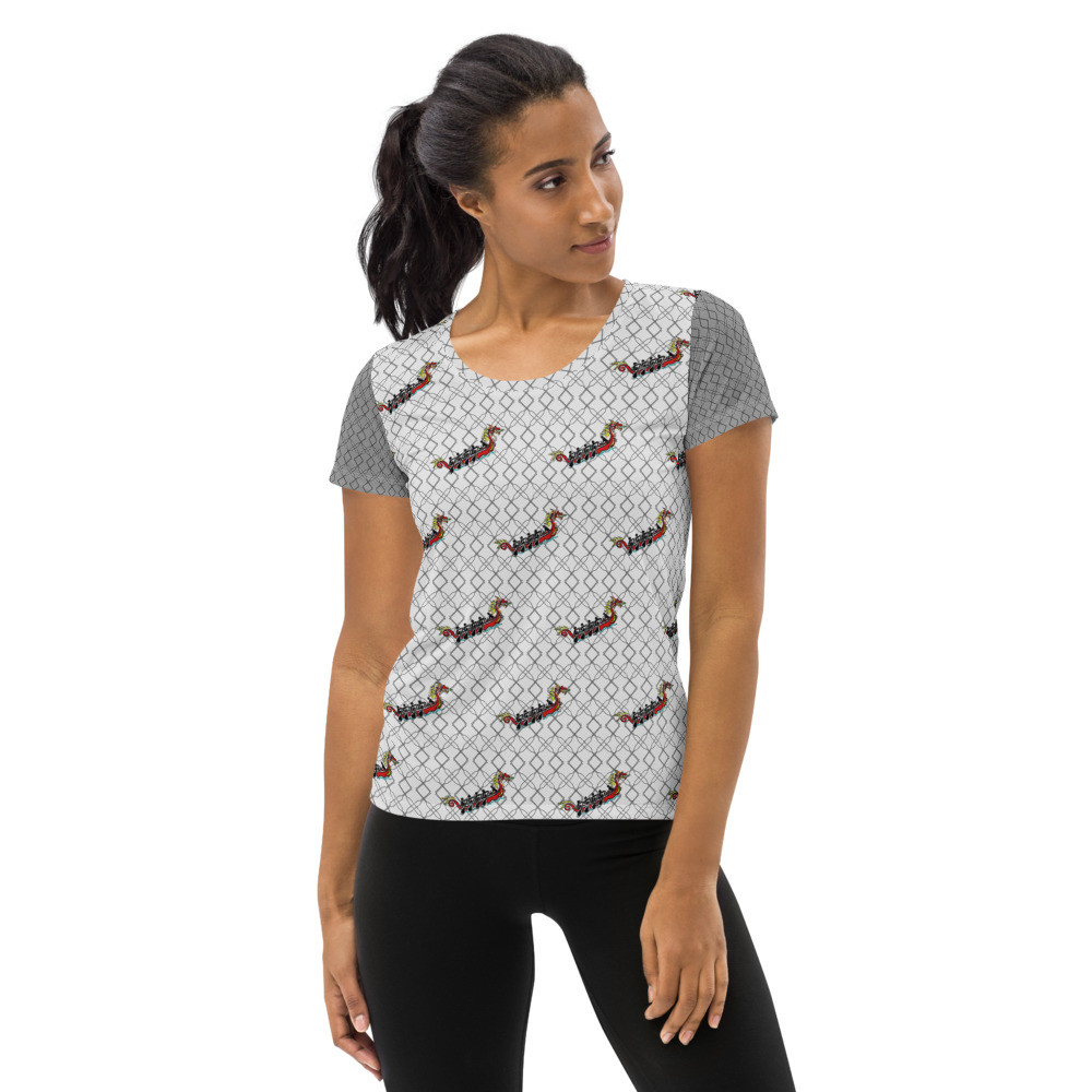 Dragonboat Team All-Over Print Women's Athletic T-shirt