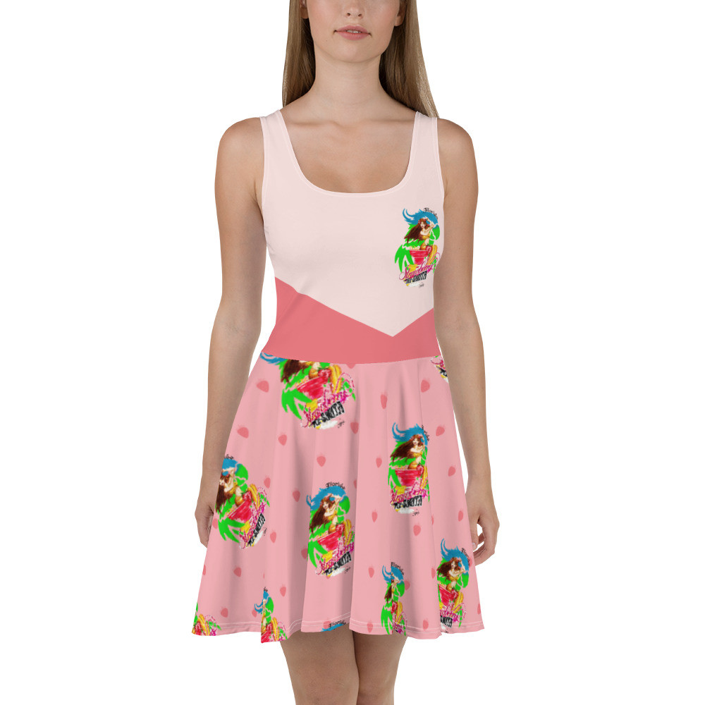 Strawberry Mer-garita Skater Dress