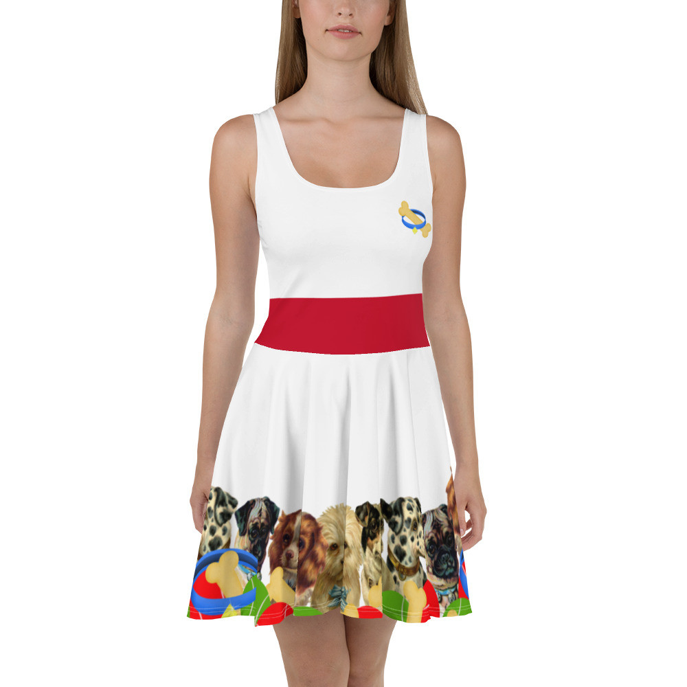 Puppy love Skater Dress