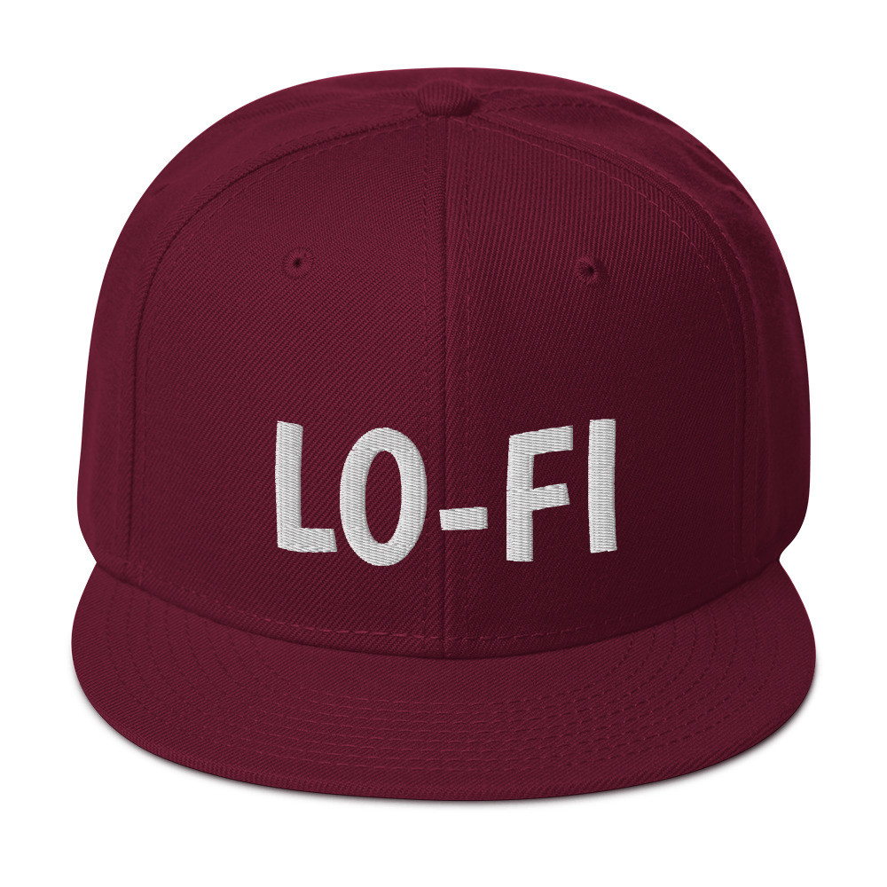lofi Snapback Hat