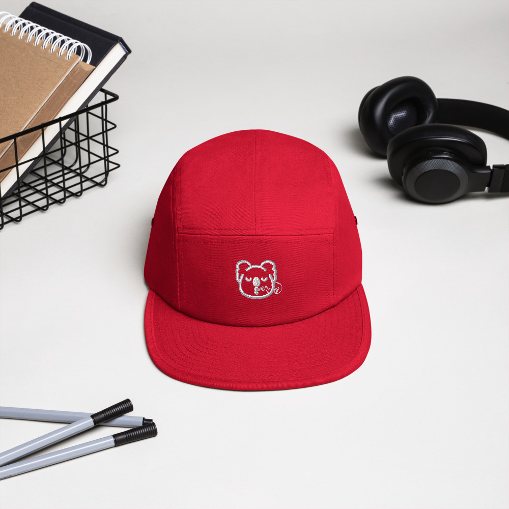 Koala puff Five Panel Cap