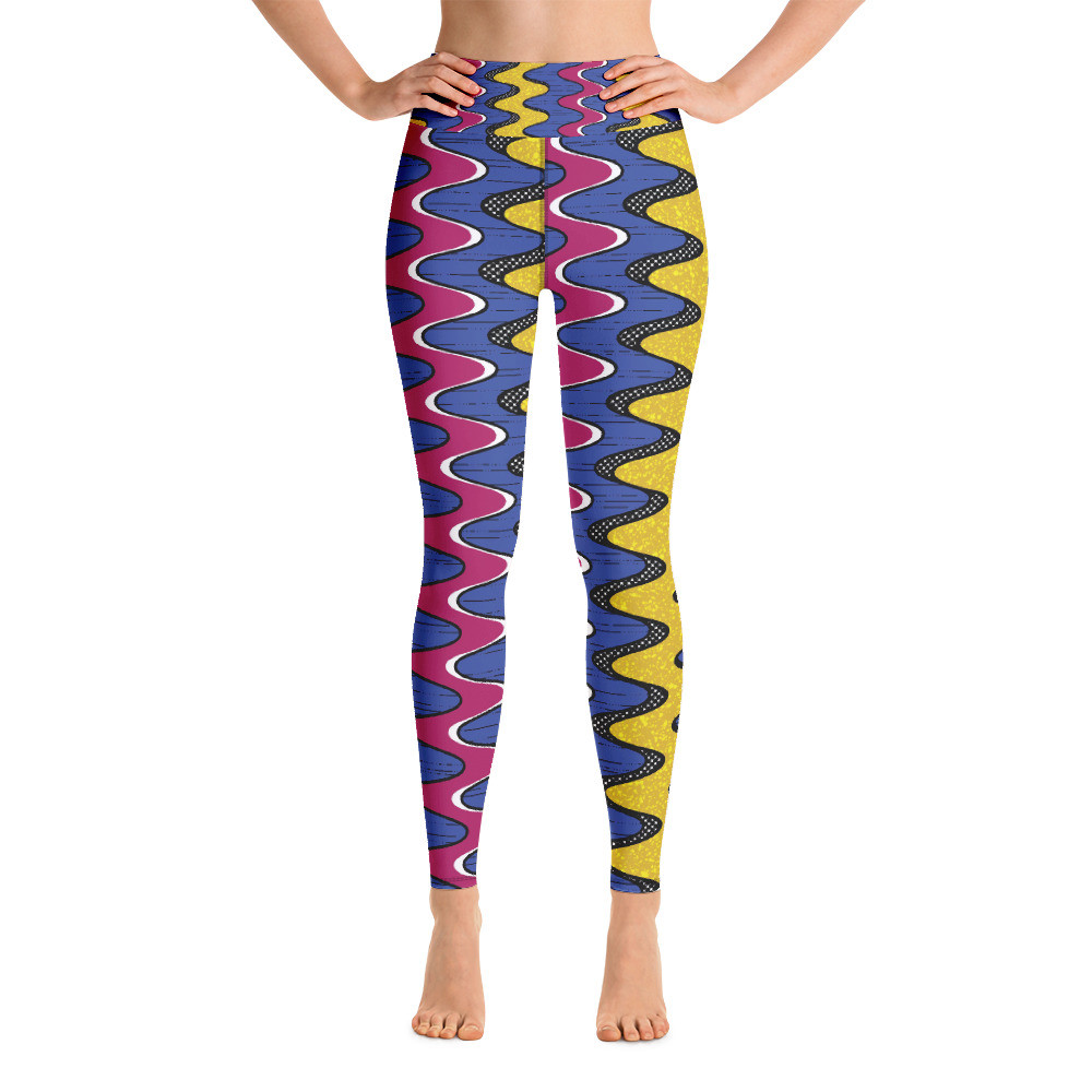 Squiggly Drip Yoga Leggings II