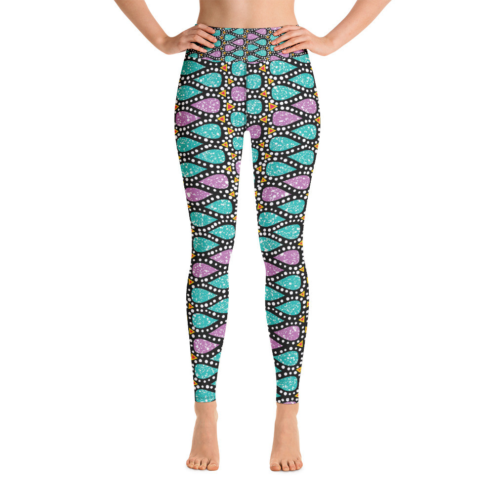 Icy Drops Yoga Leggings