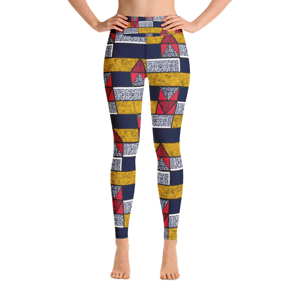 Bricks Inspired Yoga Leggings