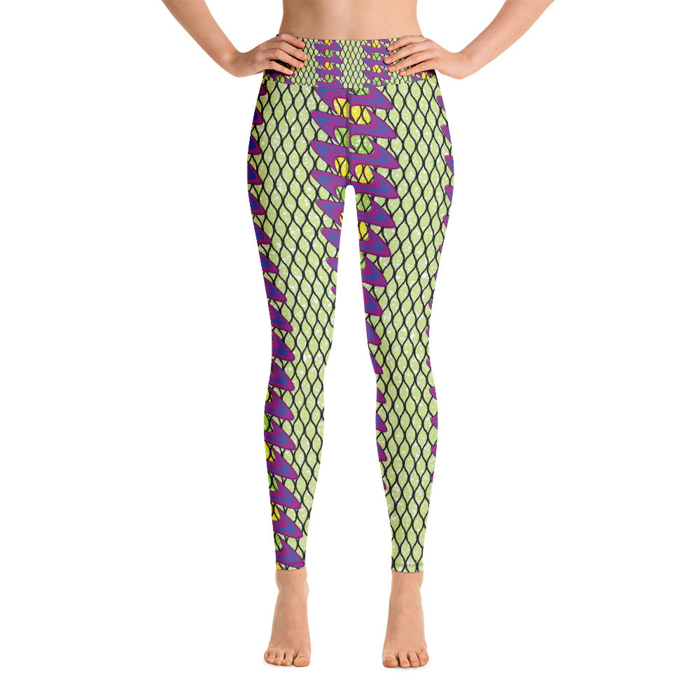 Fishnet Ladders Inspired Yoga Leggings