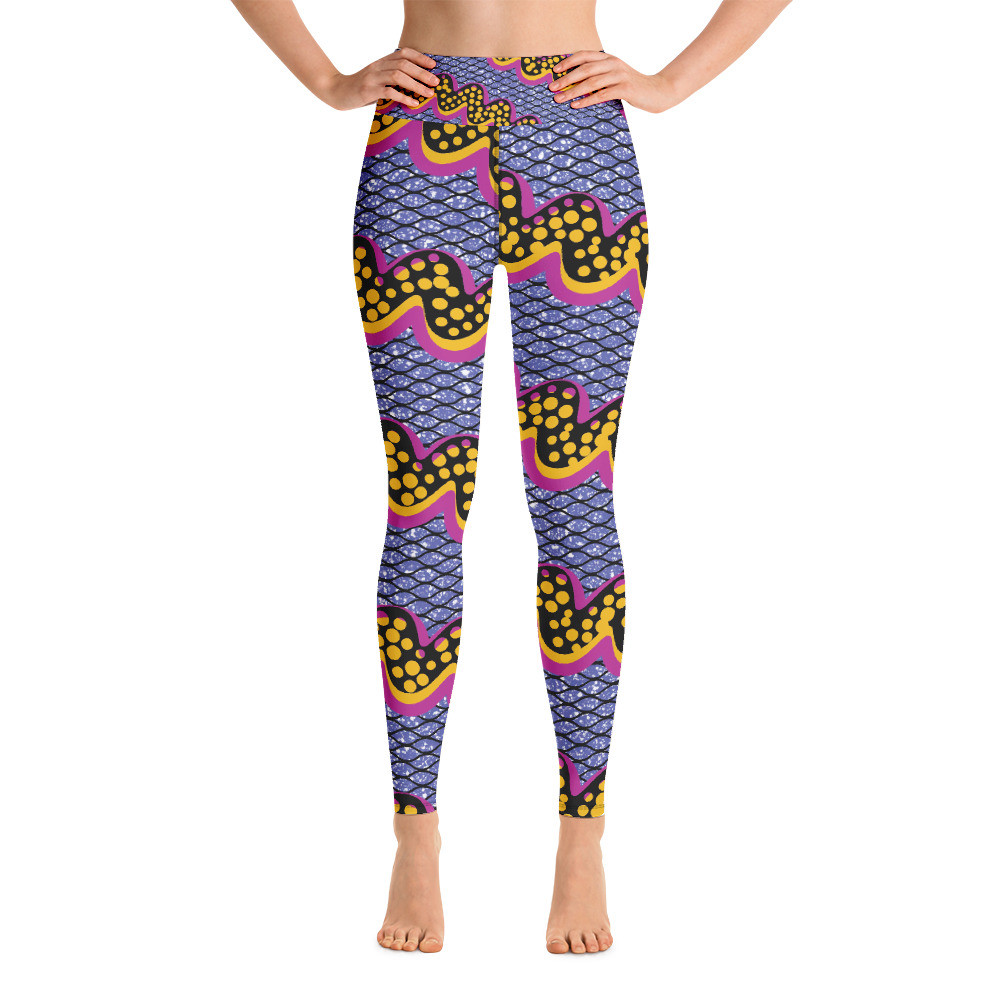 Squiggly Drip Yoga Leggings