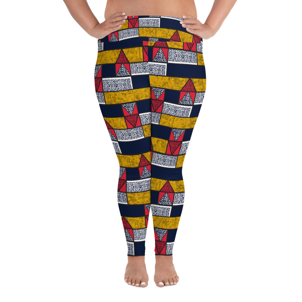 Bricks Inspired Plus Size Leggings
