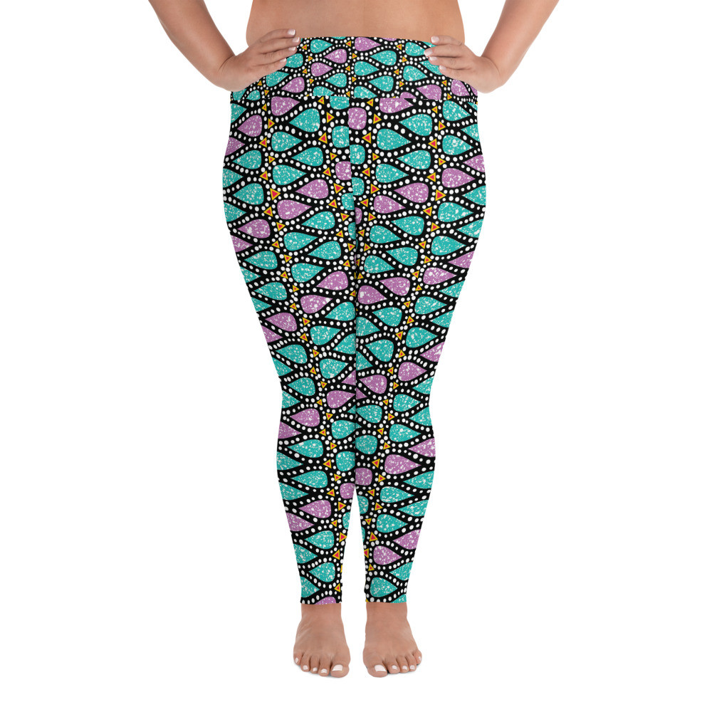 Icy Drops Plus Size Leggings