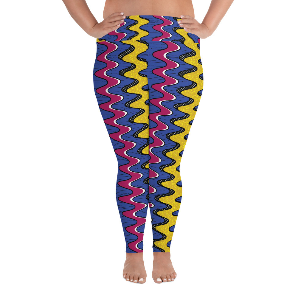 Squiggly Drip Plus Size Leggings II